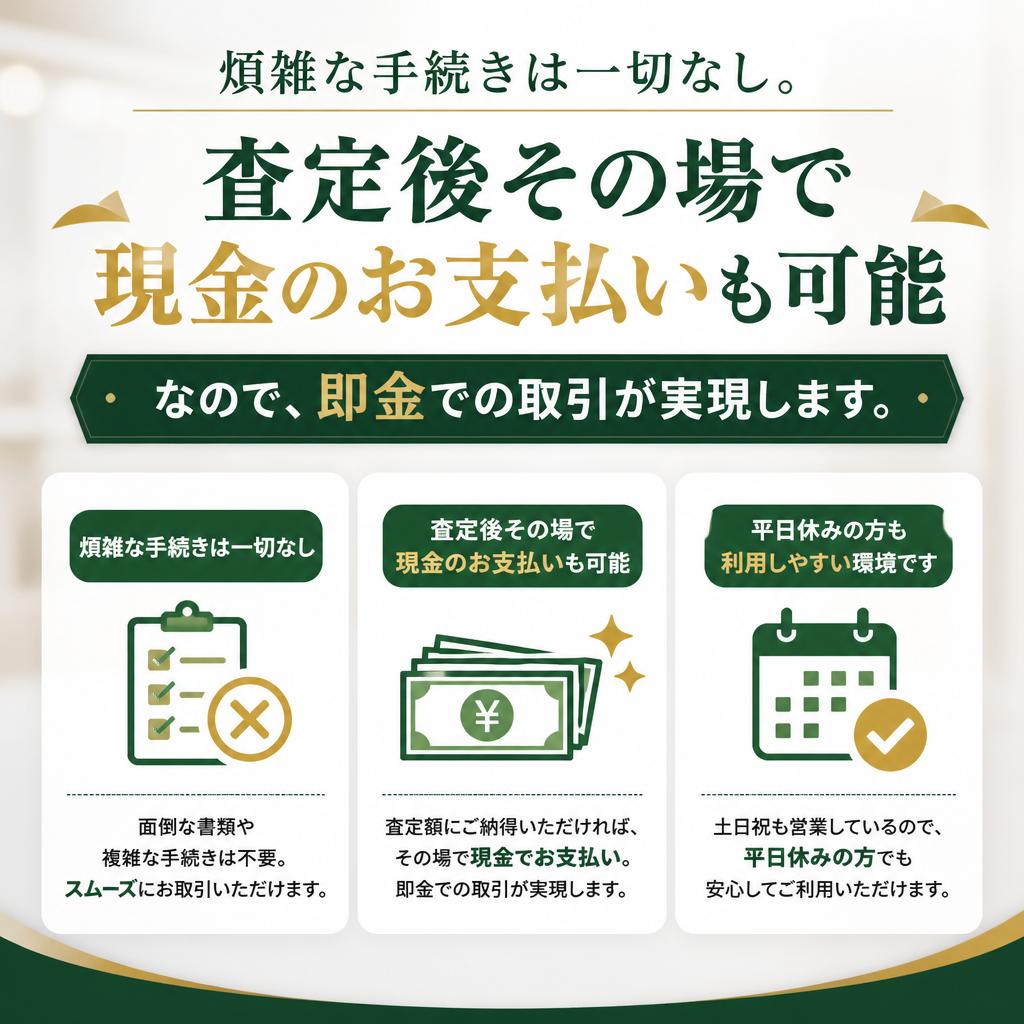 煩わしい手続きゼロ