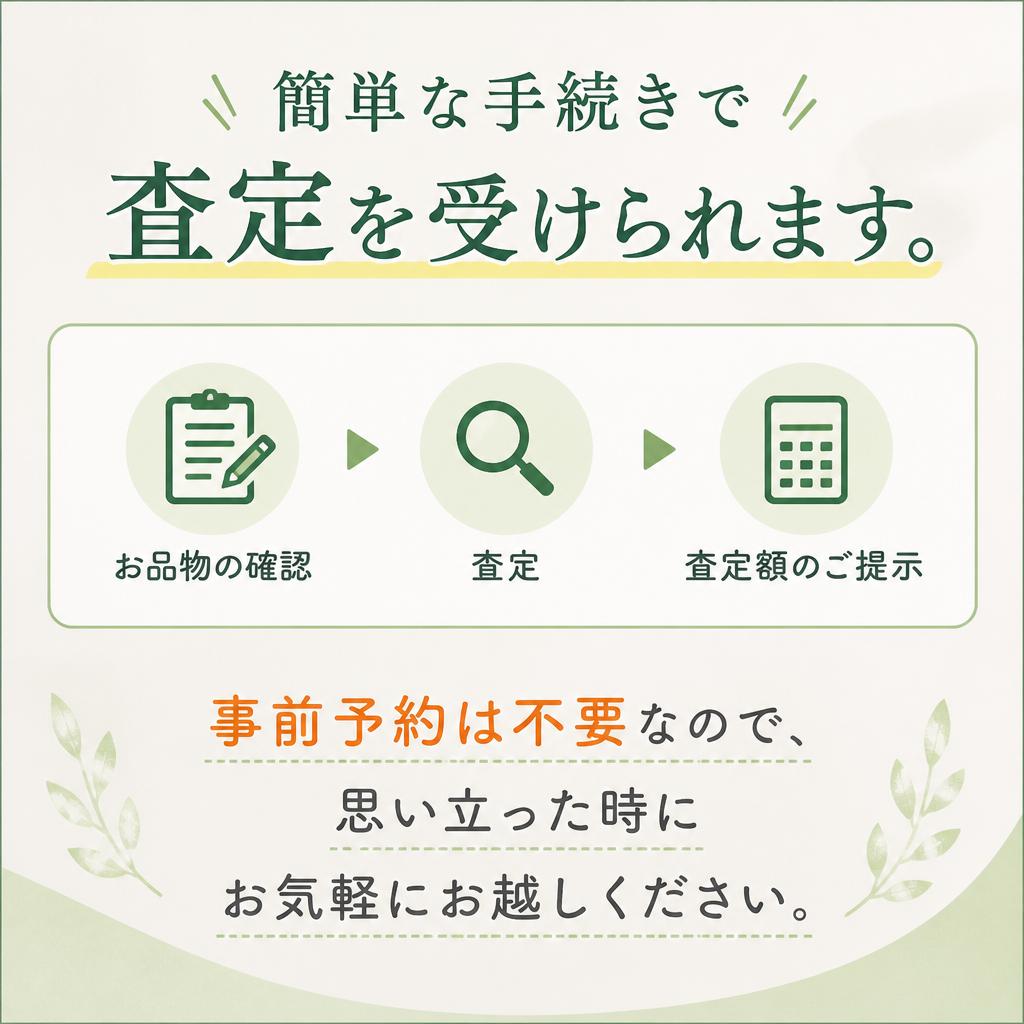 お手軽な査定プロセス