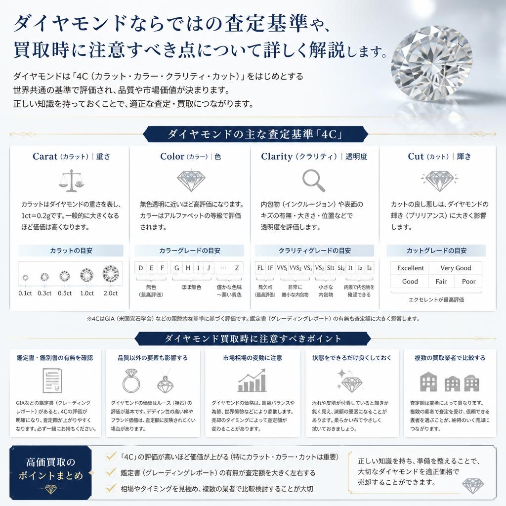 4. ダイヤモンド買取の特徴