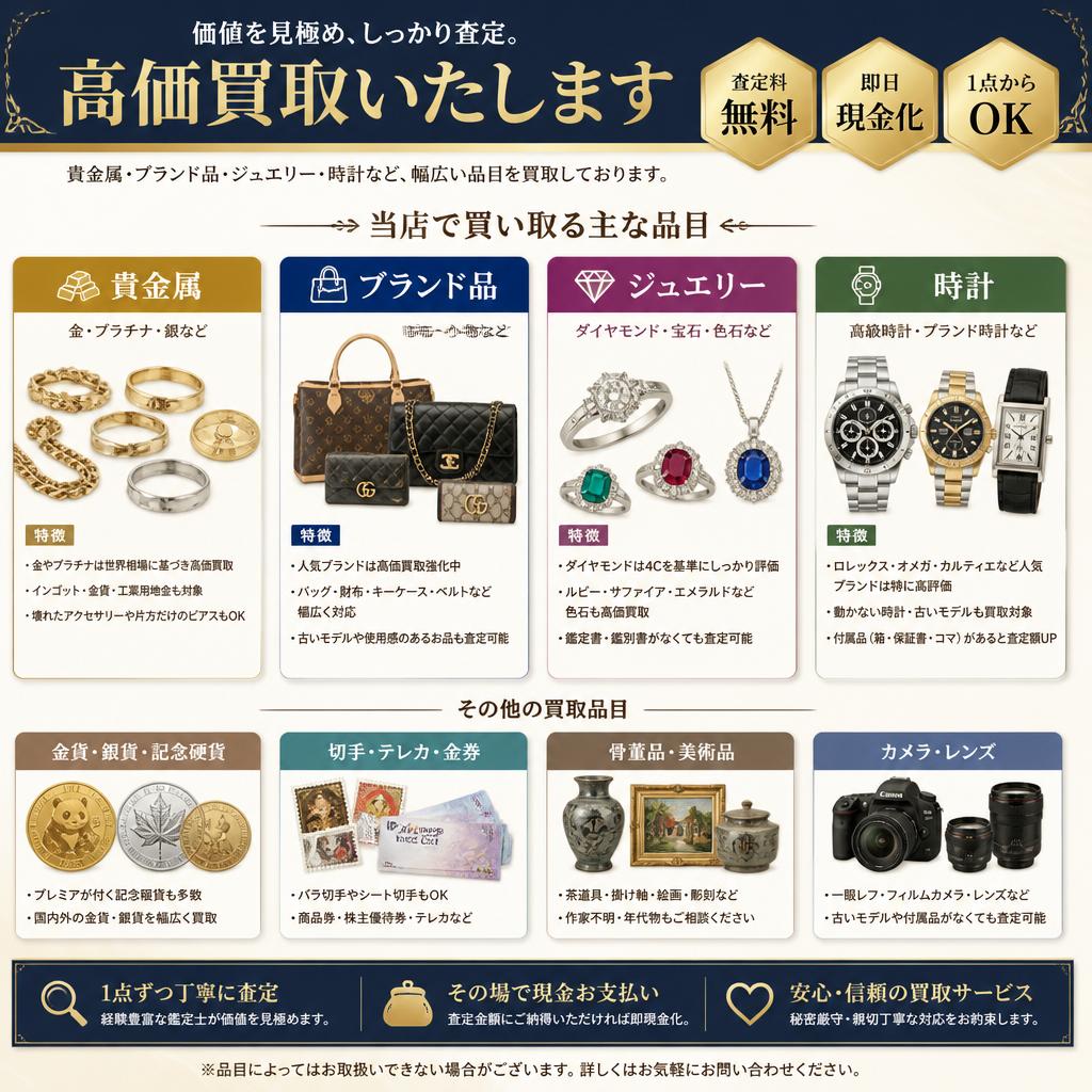 2. 取り扱い品目一覧