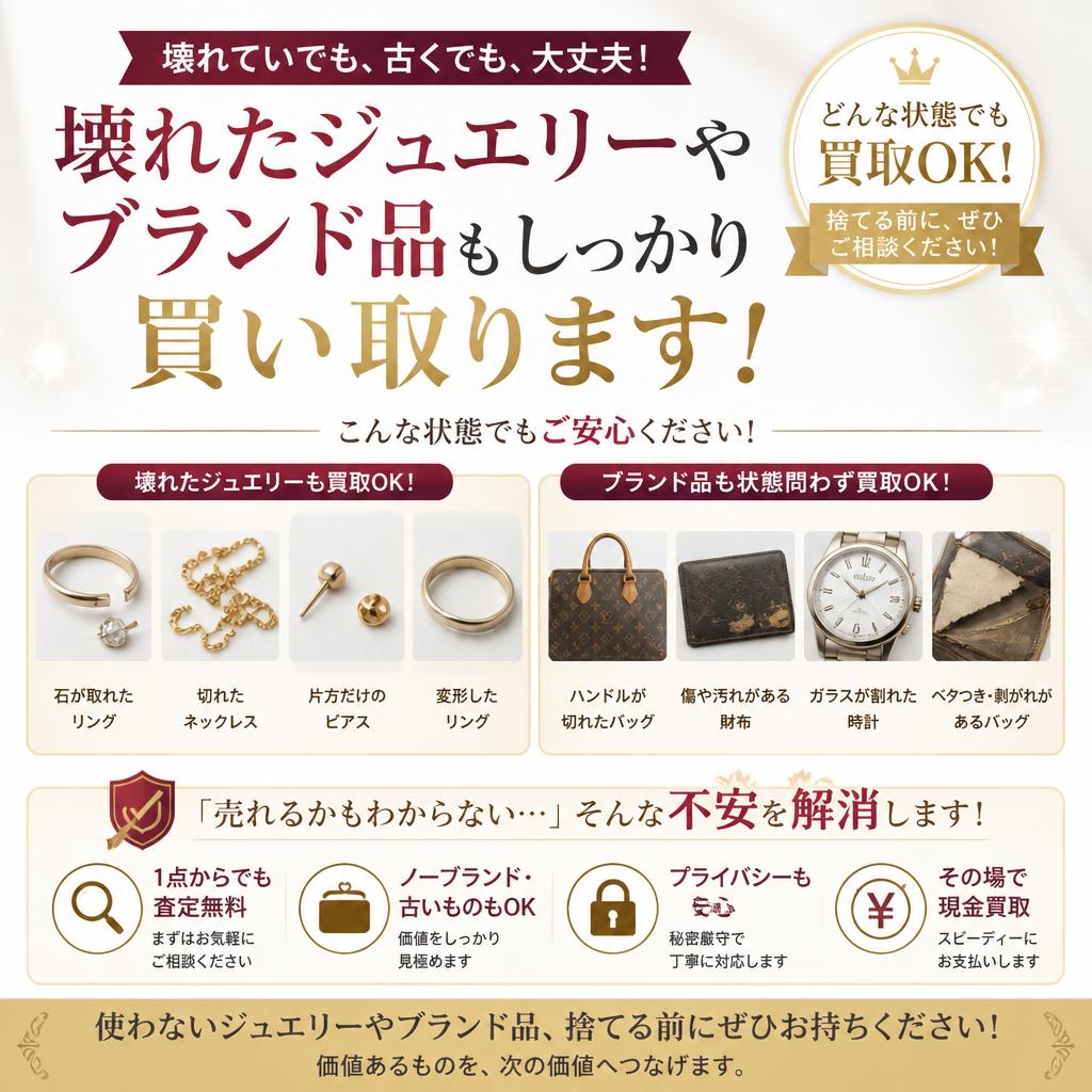 4. 壊れた品物も安心