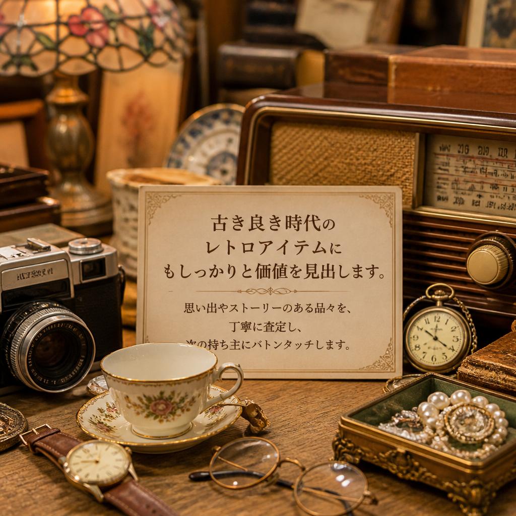 レトロアイテムも大歓迎