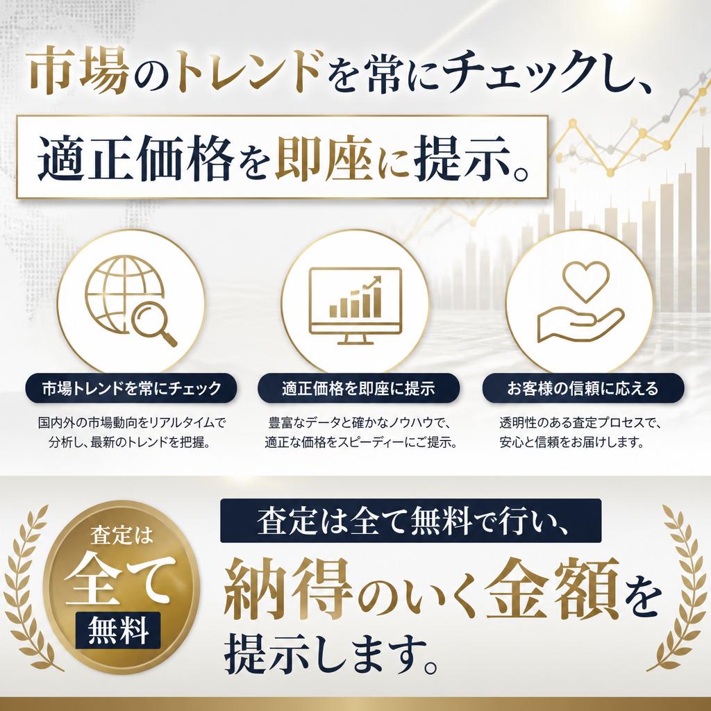 高価買取の秘密