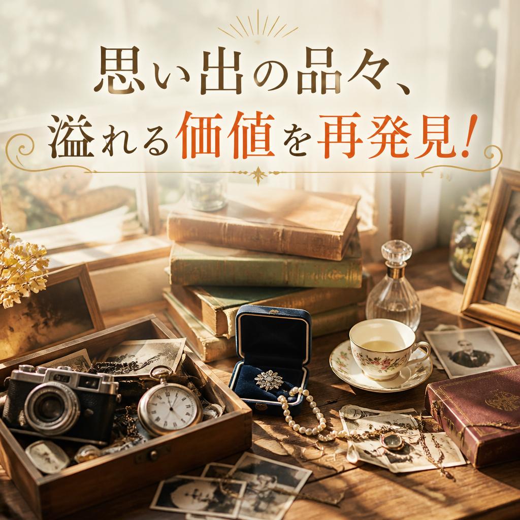 思い出の品々、溢れる価値を再発見！