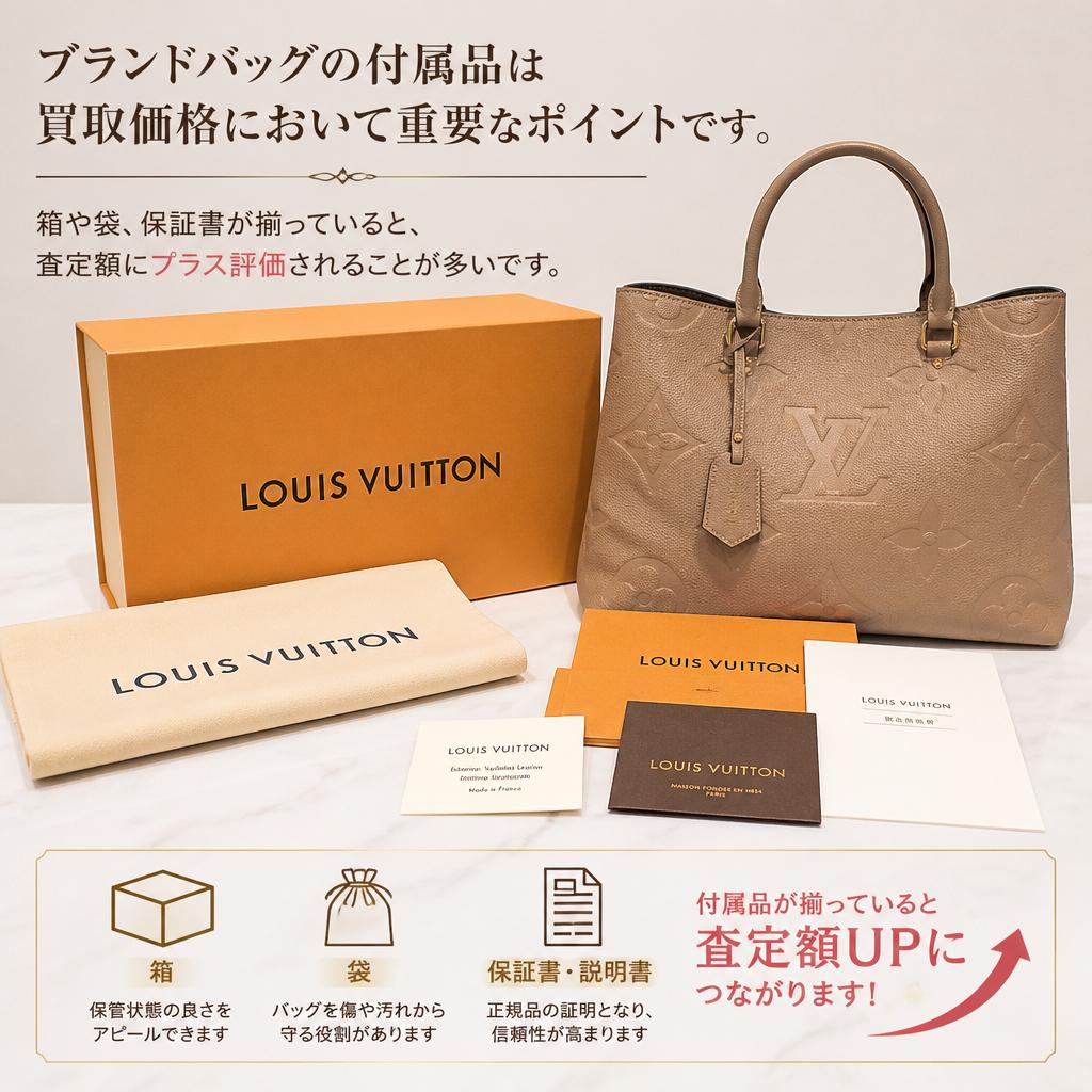 4. 付属品の重要性：箱や袋、保証書の役割