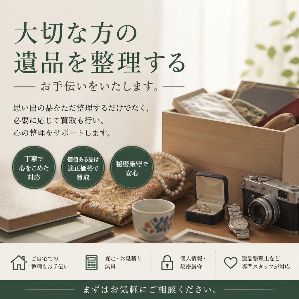 遺品整理サービスのご紹介