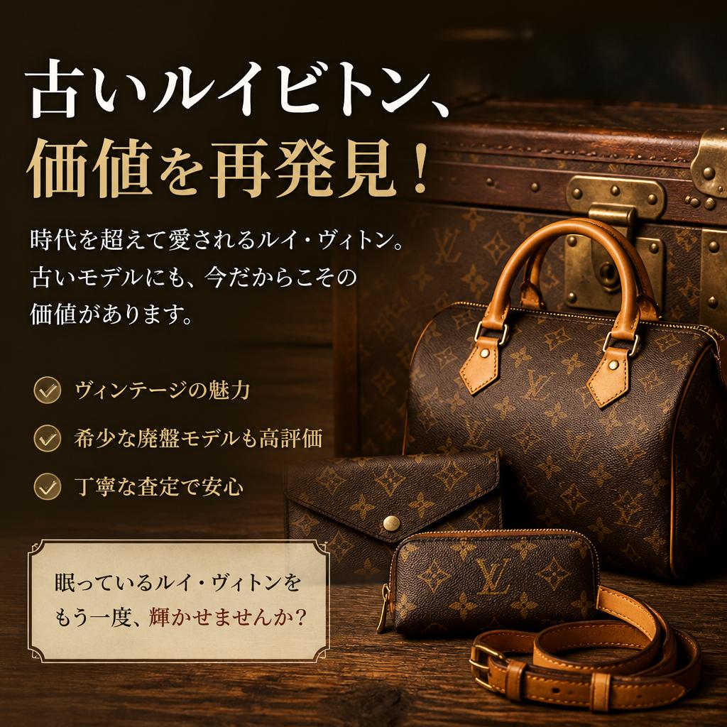 古いルイビトン、価値を再発見！