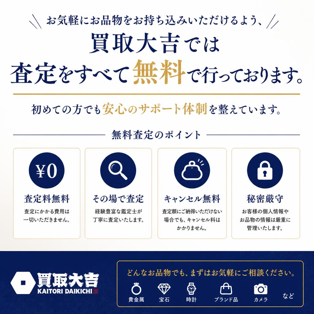 査定はすべて無料