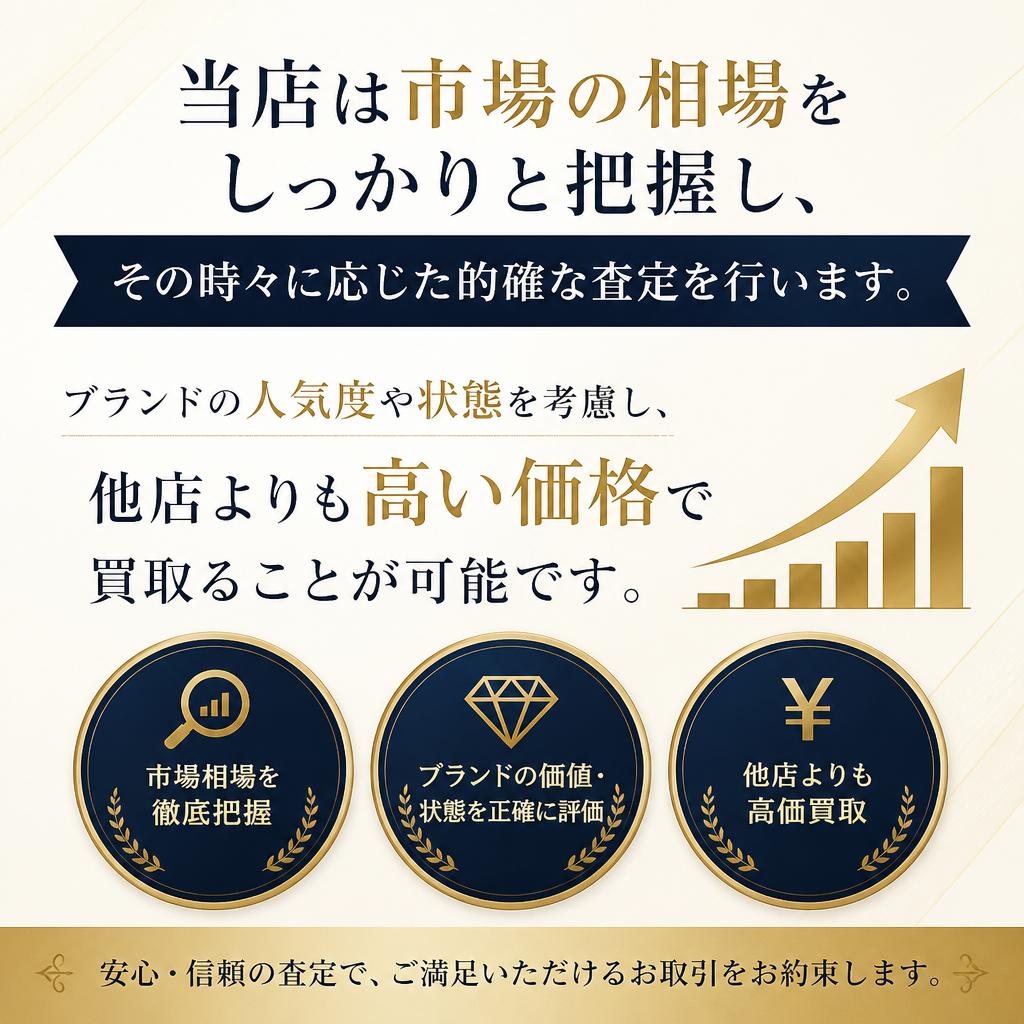 高価買取の理由