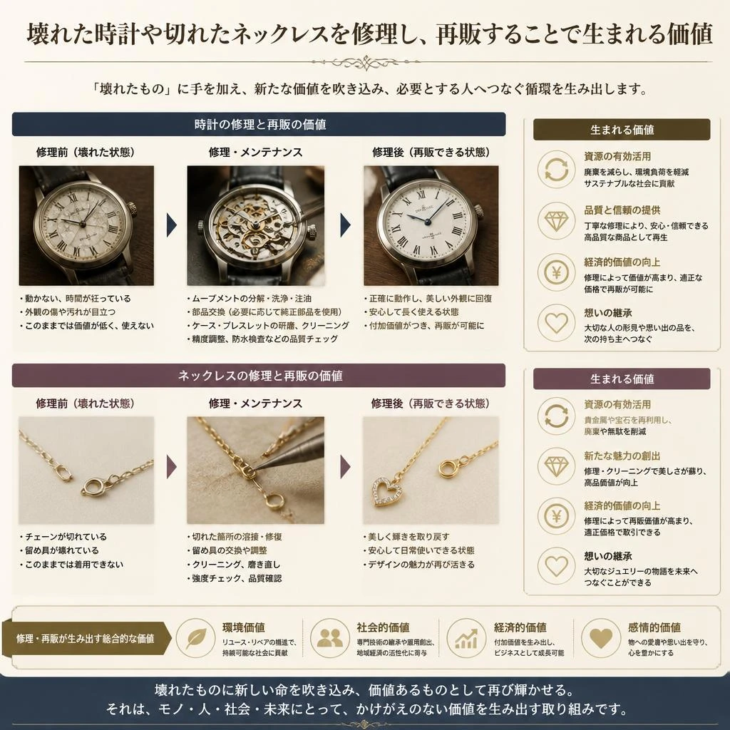 修理・再販の可能性