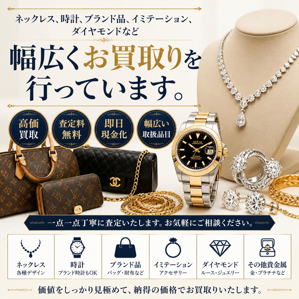 査定対象のお品物