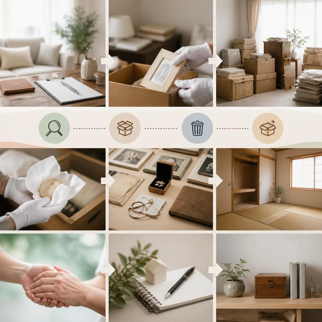 遺品整理・生前整理のプロセス