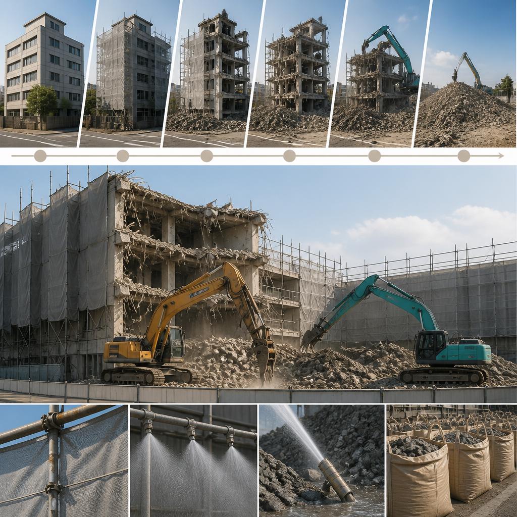 建物解体工事の流れ